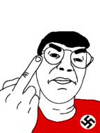 angry chud hair middle_finger nazism variant:daedaluson // 472x629 // 15.8KB