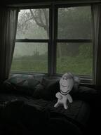 bed full_body nature rain sleeping subvariant:wholesome_soyjak variant:gapejak window // 736x981 // 172.7KB