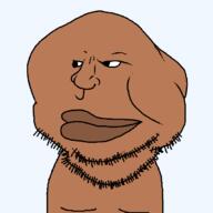 bald brown_skin closed_mouth lips looking_to_the_left mutt nigger nose shitskin skinny slopjak smirk soyjak stubble transparent_background ugly variant:meximutt // 668x668 // 13.5KB