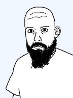 beard clothes doll_(user) no_glasses nuvariant soyjak template variant:dolljak white_shirt white_skin // 750x1000 // 14.9KB