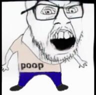 2soyjaks animated avatarify glasses hatsune_miku le_qa_dance open_mouth qa_(4chan) soyjak stubble text variant:cobson variant:feraljak // 482x480, 6.2s // 5.6MB