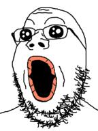 glasses oh_my_god_she_is_so_attractive open_mouth soyjak stubble variant:gapejak // 600x800 // 42.6KB