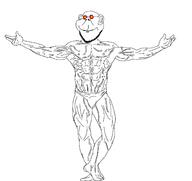 arm ear entiral_(user) foot full_body gigachad glasses hand leg muscles smile soyjak stubble subvariant:henry variant:impish_soyak_ears // 1536x1450 // 68.7KB