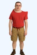 ai_generated brown_hair deformed full_body grey_eyes irl red_shirt variant:chudjak // 1024x1536 // 1.2MB