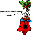 arm bald beetroot broot food glasses hair hand holding_object leaf meta:namefags open_mouth red_skin soyjak stubble tinted_glasses transparent_background variant:lactoriajak vegetable // 1100x795 // 23.4KB