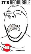 clothes cup eating google holding_object its_over logo redbubble subvariant:wholesome_soyjak text tshirt variant:gapejak // 600x1053 // 46.1KB