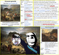 1763 1864 1880s 2soyjaks bloodshot_eyes christian_cross christian_identity christianity churka circassian circassian_genocide clenched_teeth cross eastern_orthodox genocide glasses goat grigory_zass holding_severed_head islam islamic july july_28 june june_2 massacre medal military_uniform mustache necklace open_mouth orthodox orthodox_cross orthodoxy painting papakha purple_hair severed_head stubble subvariant:hornyson tranny variant:bernd variant:cobson wikipedia yellow_teeth // 1920x1805 // 903.4KB
