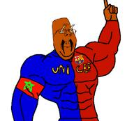 barcelona flag:morocco flexing meta:namefags muscular_male self_insert smug subvariant:wholesome_soyjak termite termitesilva_(user) traced variant:gapejak // 631x573 // 121.6KB