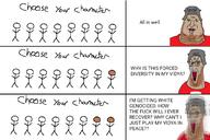 acne brown_skin fat glasses helmet neckbeard obese open_mouth pol_(4chan) shaking stubble variant:soyak video_game wordswordswords // 1083x720 // 293.5KB