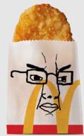 bag glasses hashbrown mcdonalds variant:chudjak // 720x1158 // 763.7KB
