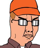 cap clothes dale_gribble glasses hair hat king_of_the_hill orange_hat sunglasses variant:chudjak white_background white_skin // 645x770 // 33.8KB