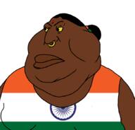 angry big_lips bindi brown_skin flag:india gypsy hooked_nose india indian meta:tagme pajeeta piercing ponytail poo poojeeta ring subvariant:female_meximutt variant:meximutt // 888x849 // 42.3KB