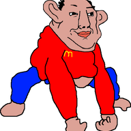 amerimutt animated arm balding brown_skin closed_mouth ear full_body hair hand leg mcdonalds monkey_dance nas nas:amerimutt smile soyjak subvariant:chudjak_amerimutt variant:chudjak // 570x537 // 57.0KB