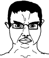 angry beard frown glasses hair lips looking_at_you mustache subvariant:chudjak_front variant:chudjak // 840x1000 // 20.4KB