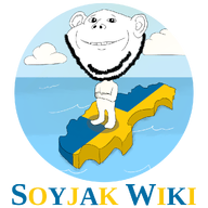 circle cloud flag flag:sweden logo sea sky soyjak soyjak_wiki stubble sweden swedish_wiki_logo_contest teeth text variant:impish_soyak_ears // 1000x1000 // 225.7KB