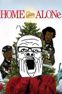 black_skin christmas glasses hand home_alone irl_background macauly_culkin movie negro open_mouth soyjak stubble text tv_(4chan) variant:a24_slowburn_soyjak // 1000x1500 // 1.6MB