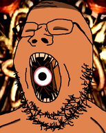 closed_eyes creepy cyborg eye galerians(ps1) glasses nose open_mouth shitnobodycaresabout teeth variant:gapejak // 600x750 // 208.9KB