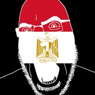 angry country egypt flag flag:egypt glasses open_mouth soyjak stubble variant:cobson // 721x720 // 44.7KB