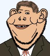 alfred_e_neuman clothes ear freckles hair lips mad_magazine missing_tooth stubble suit variant:impish_soyak_ears // 699x781 // 45.3KB