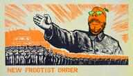 FNWO china communism communist_party_of_china froot froot_(user) mao_zedong new_world_order orange_skin poster propaganda text variant:gapejak // 1781x1025 // 3.7MB