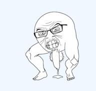 foot hair laineyball leg meta:pornographic_content penis soyjak transparent_background variant:feraljak // 1417x1349 // 314.6KB