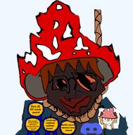 ack averi award brown_hair clothes deformed discord hair hat mushroom nigger nigger_pedo_faggot_kike_retard_tranny_subhuman_filth_named_sprokin rope shroom shroomcuck soyjak_forum subvariant:hunky_twink_sex_machine subvariant:jartycuck tranny trend:slopjak variant:chudjak variant:soyak // 1376x1397 // 678.7KB