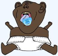 alien alien_nigger_baby black_skin bloodshot_eyes diaper joypixels nigger one_eye pacifier subvariant:pissbaby tbc the_bat_commune variant:impish_soyak_ears // 1480x1452 // 88.7KB