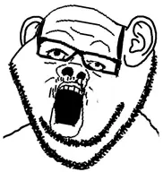 glasses stubble subvariant:a24_slowburn_impjak user=snoop_cob variant:a24_slowburn_soyjak variant:impish_soyak_ears // 966x1020 // 208.3KB