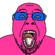 animated black_sclera blue_glasses crying doll_(user) kuz magenta_color magenta_skin open_mouth pink_skin variant:bernd variant:gapejak variant:kuzjak vore // 1198x1070 // 60.0KB