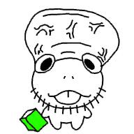 big_brain book buck_teeth closed_mouth deltarune genius glasses noelle_holiday smart soyjak stubble teeth variant:uglyfuckingthing // 1000x1000 // 21.1KB