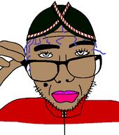 brown_hair brown_skin country flag flag_bearer glasses indonesia indonesian jawak malaysia sobot tranny variant:chudjak variant:sobot variant:soyak // 545x616 // 14.8KB