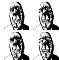 4soyjaks biting_lip closed_mouth evil glasses ominous soyjak stubble variant:cobson // 1247x1268 // 427.4KB