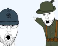 meta:tagme variant:two_pointing_soyjaks wojakland // 565x450 // 109.1KB