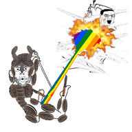 battle gay gay_flag orea oreo subvariant:pettygod variant:chudjak variant:nojak // 1000x1000 // 291.6KB