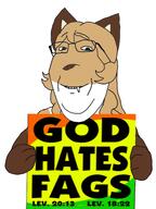 averi fox furry furry_female glasses god_hates_fags paws sign smile subvariant:wholesome_soyjak variant:gapejak // 575x766 // 196.5KB