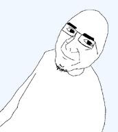 eyebrows facial_mark half_body no_glasses pedophile smug stubble tranny transparent_background variant:unknown // 569x634 // 13.8KB