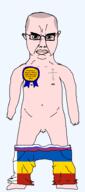 2023 award balding bull christianity eastern_orthodox flag flag:rostov_oblast flag:russia full_body glasses hair june june_23 june_24 naked nsfw oblast orthodox_cross penis rostov_oblast russia skinhead small_penis soyjak subvariant:chudjak_front subvariant:obsessedchud text transparent transparent_background underpants variant:chudjak wagner_group_rebellion white_skin // 848x1911 // 43.0KB