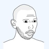 andrew_tate closed_mouth ear shaved soyjak stubble variant:tatejak // 948x948 // 20.8KB