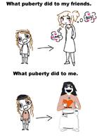 female girl puberty thought_bubble variant:soytan what_puberty_did_to_me woman // 540x750 // 140.3KB