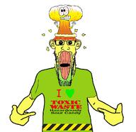 arm candy clothes ear explosion flavorjak food glasses green hand merge mr_toxie_head oh_my_god_she_is_so_attractive open_mouth pointing sour sour_candy soyjak stretched_mouth stubble toxic_waste tshirt variant:markiplier_soyjak variant:shirtjak yellow_skin // 711x690 // 172.6KB