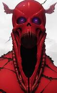 ai_generated angel demon horror open_mouth red_skin sharp_teeth skull stable_diffusion variant:markiplier_soyjak // 512x832 // 555.1KB