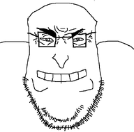 Variant:soyrab hunchback mewing mouth_closed one_piece small_eyes tuff whitebeard wrinkles // 647x640 // 7.7KB