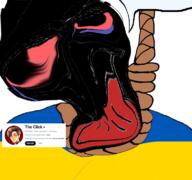 bloodshot_eyes crying jartycuck pigger rope slop slopjak subvariant:chudjak_front subvariant:jartycuck suicide tear the_click_(jewtuber) ukraine variant:chudjak // 768x719 // 303.0KB