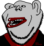 amerimutt barrio clothes grey_skin looking_at_you meta:namefags name quickslaughter_(namefag) stubble subvariant:impish_amerimutt suit_and_tie teeth teeth_showing transparent_background variant:impish_soyak_ears // 598x628 // 17.1KB