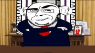 clothes cobsontalks election president smile smirk stubble subvariant:chudjakTALKS subvariant:chudjak_front subvariant:cobsonTALKS suit variant:chudjak variant:cobson // 1280x720 // 676.9KB