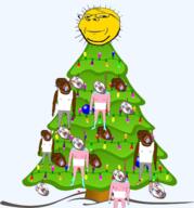 black_skin bloodshot_eyes christmas crying dead full_body glasses hair hanging multiple_soyjaks open_mouth purple_hair rope smile soyjak stubble subvariant:wholesome_soyjak sun tranny tree variant:bernd variant:gapejak // 2166x2324 // 1.7MB