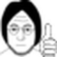 32x32 black_and_white glasses hair john_lennon meta:emoji_event meta:emoticon nose stubble thumbs_up variant:lennonjak // 32x32 // 1.8KB