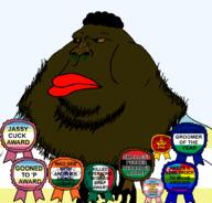 'p acne award azerbaijan beard big_lips bloodshot_eyes brap braphog faggot fat flag:azerbaijan flag:india flag:mexico flag:minor_attracted_person flag:pan-african flag:transgender_pride_flag hair homosexual india isis jassycuck juche leftypol mucus mutt nigger obese order_of_nine_angles pedophile red_lips series:muttverse soyjak stubble subvariant:bantumutt subvariant:brazilmutt subvariant:deathmutt subvariant:morbidmutt swarthy tranny yellow_eyes zoophile // 999x955 // 205.7KB