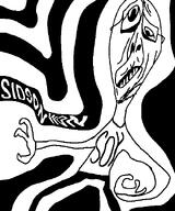 black_and_white glasses id'd looking_at_you nose shirt_with_words teeth variant:sidjak weird // 500x600 // 29.2KB