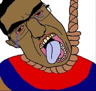 big_nose brown_skin chudclit flag:armenia front golden_tooth hanging mustache rope subvariant:chudjak_front unibrow variant:chudjak yellow_teeth // 672x641 // 207.3KB